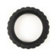 NEVER TYRED SILICONE COCK RING - BLACK LARGE